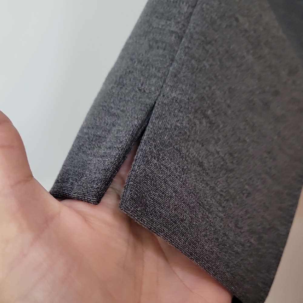 ATM Heather Charcoal Gray Ponte Pants Stretch Sz 10 - Picture 4 of 16